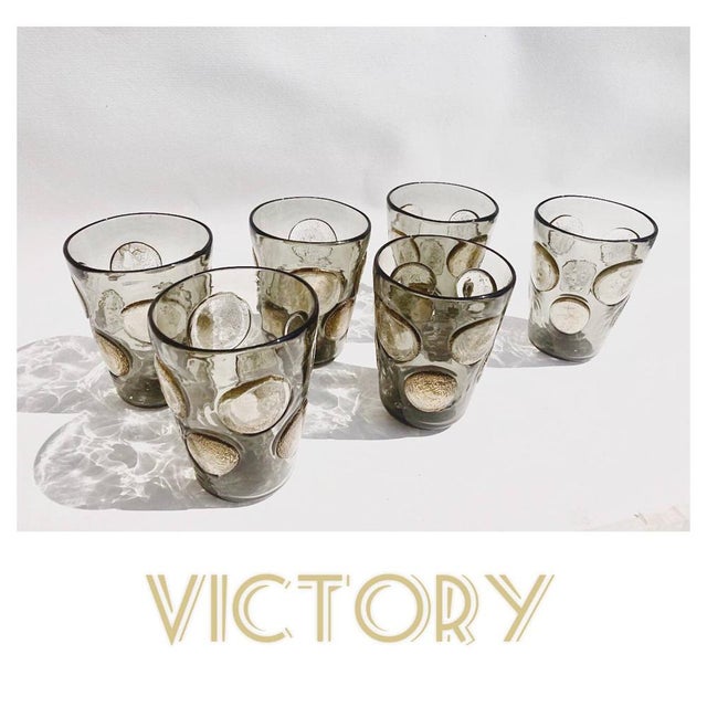 Tequila Murano Glasses by Mariana Iskra for Ribes Studio, 2004, Set of 6 For Sale - Image 15 of 18