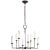 Visual Comfort Chapman & Myers for Visual Comfort Signature Rowen Medium 8-Light Chandelier in Aged Iron For Sale - Image 4 of 5