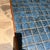 1960s Mid-Century Modern Danish Coffee Table Walnut & Blue Tile Top For Sale - Image 5 of 8