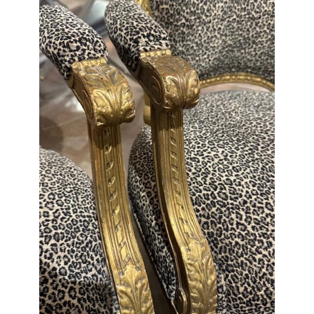 Pair of French Louis XVI Armchairs For Sale In Dallas - Image 6 of 7