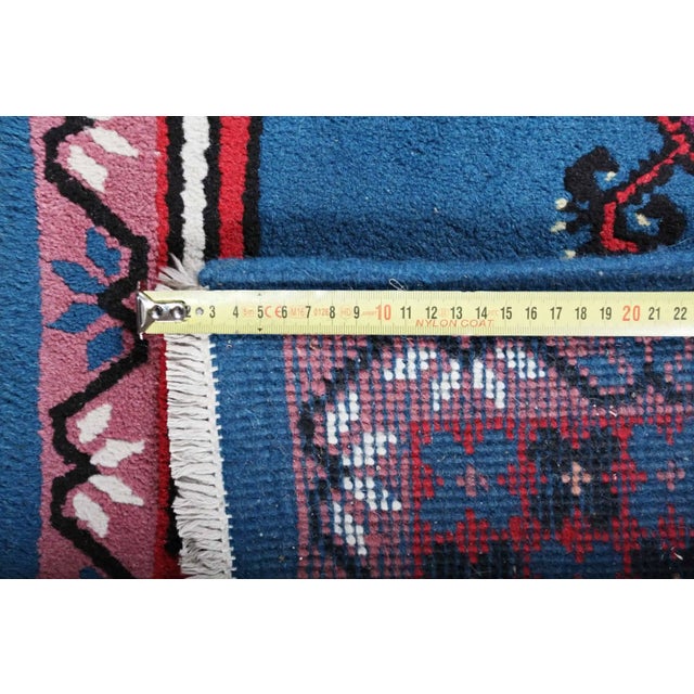 2000 - 2009 Tunisian Rug with Geometric Pattern For Sale - Image 5 of 7