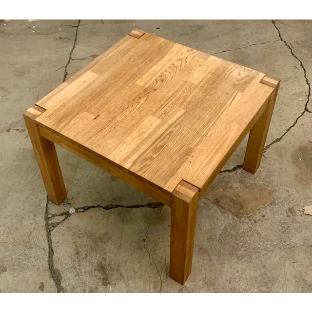 Danish Pine Square Coffee Table W/ Drawer Manner of Jens Lyngsoe, 1970's For Sale - Image 9 of 18