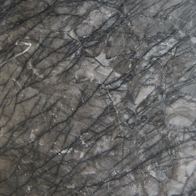 Italian Marble + Smoked Glass Coffee Table, 1970s For Sale In Chicago - Image 6 of 11
