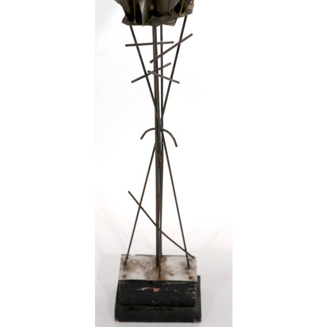 Freestanding Brutalist Metal Sculpture after Jere For Sale In New York - Image 6 of 11