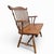 Vintage Wooden Bench – Spindle Back Bench, Classic Farmhouse Style, Elegant Seating, Rustic Home Furniture For Sale - Image 16 of 17