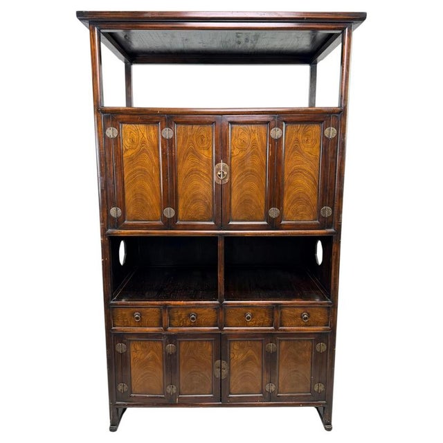 Korean Sabang-Takja / Samchung-Jang Double-Tier Cabinet, 1920s For Sale - Image 18 of 18