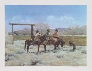Dan Bodelson, Private Conversation, Lithograph