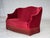 Danish 2-Seater Sofa in Red Velour with Ash Legs, 1970s For Sale - Image 15 of 18