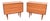 Vintage Danish Teak Chest of Drawers attributed to Poul Cadovius, 1960, Set of 2 For Sale