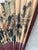 Art Deco Vintage 1980s Japanese Oversized Folding Wall Fan For Sale - Image 3 of 10