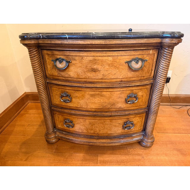 Elevate your home with these stunning Drexel Heritage "Venetian," Model 275-260 nightstands which brings timeless...