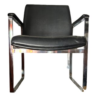 1960s Chromcraft Mid-Century Chrome Armchair For Sale