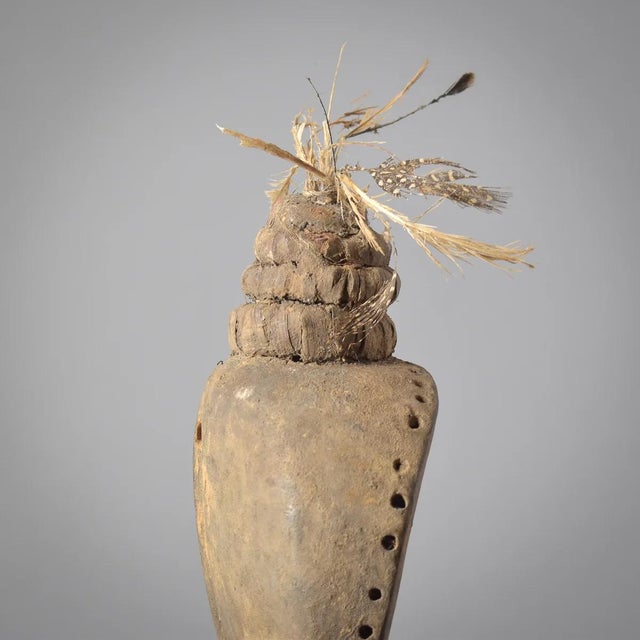 Tan Early 20th Century Dan Poro Ceremonial Mask For Sale - Image 8 of 10