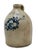 Mid 19th Century Unusual Antique American Blue Flower Decorated 2 Gallon Jug With Otsego New York Stoneware Merchants Name & Info Circa 1870s For Sale - Image 5 of 18