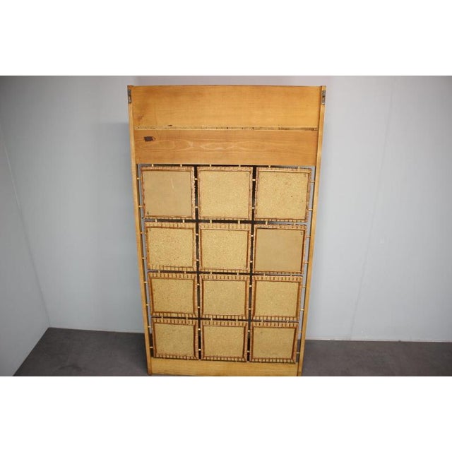 Gold Vintage Wall-Mounted Coat Rack by Jan Kalous for Úluv, Czechoslovakia, 1960s For Sale - Image 8 of 11