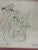 American Vintage 1970's Original Leo Meiersdorf New Orleans Drawing, Framed For Sale - Image 3 of 11