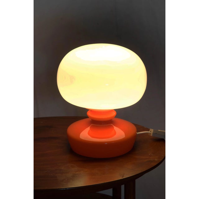 Mid-Century Modern Mid-Century Glass Table Lamp, 1970s For Sale - Image 3 of 6