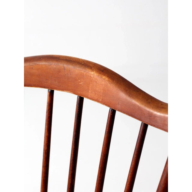 Auburn Antique Fan Back Windsor Chair For Sale - Image 8 of 12