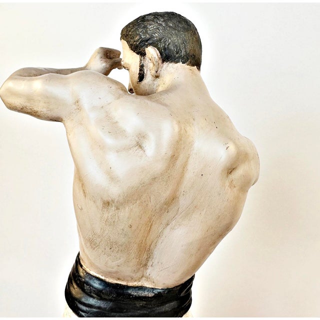 John L. Sullivan & James J. Corbett, American Painted in Color Boxer Sculptures, Boston Strong Boy by Arthur Waagen, c.1895, Set of 2 For Sale - Image 14 of 18