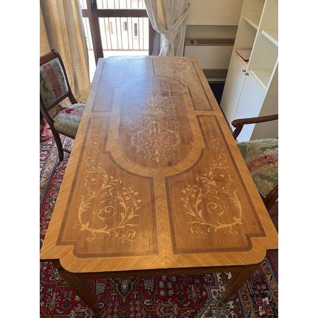 20th Century Walnut Table, 1905 For Sale - Image 6 of 7
