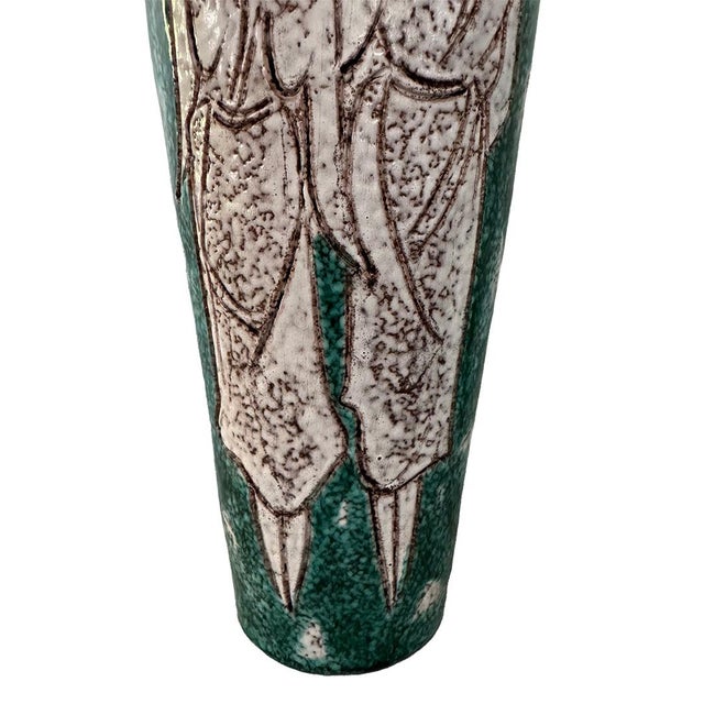 Mid 20th Century Fratelli Fanciullacci Italian Figural Relief Vase For Sale - Image 12 of 16