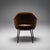 1960s Model 71 Dining Chair in Deep Brown Mohair by Eero Saarinen for Knoll, 1960s For Sale - Image 5 of 13