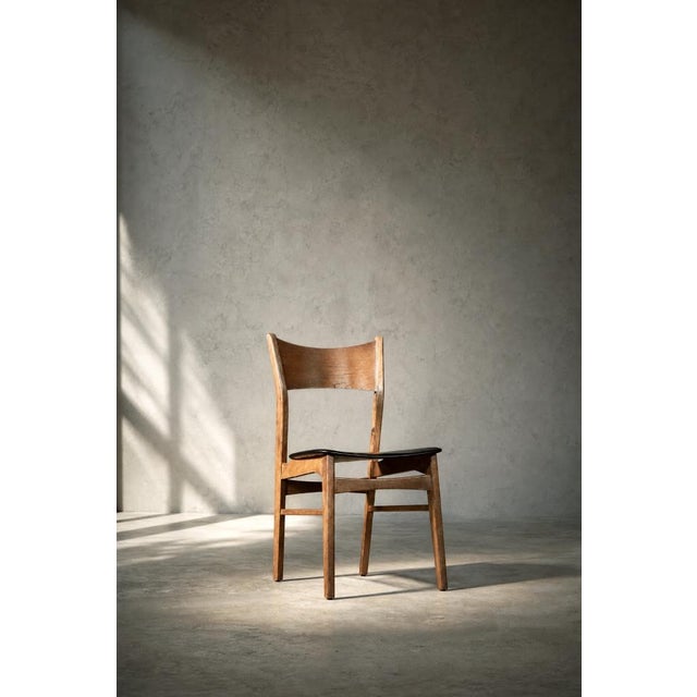 Mid-Century Scandinavian Modern Dining Chairs in Beech and Teak, 1960s, Set of 4 For Sale - Image 12 of 18