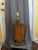 Wood Vintage Burlwood and Brass Hexagonal Table Lamp For Sale - Image 7 of 9