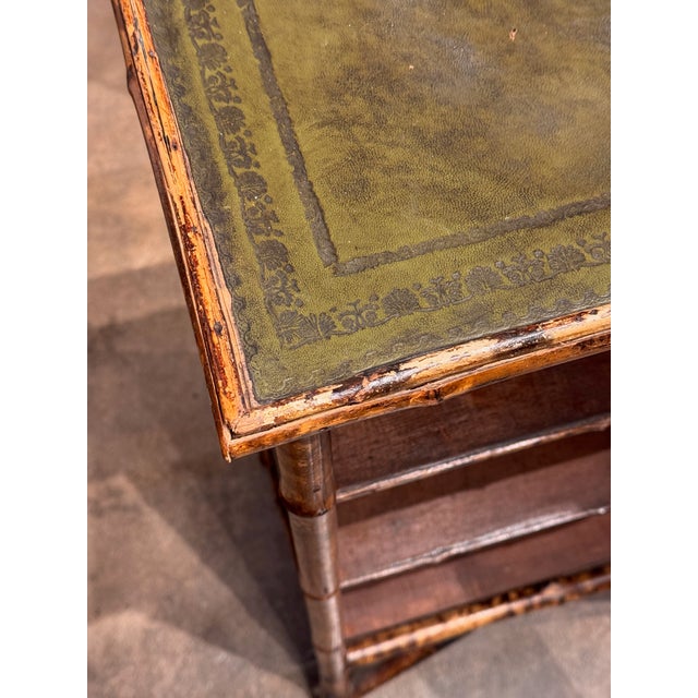 1920s Bamboo Cabinet With Book-Front Door For Sale - Image 12 of 12