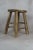 Vintage Rustic Stool in Elm For Sale - Image 3 of 5