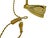 Art Nouveau Brass Table Lamp with Glass Paste Lampshade, 1920s For Sale - Image 9 of 11