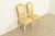 Karges Furniture Karges French Regency Louis XVI Cream Lacquered Side Chairs or Dining Chairs, Pair For Sale - Image 4 of 16