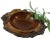 This live-edge Cherry Burl bowl is by Hoyt G. Brown a North Carolina wood turner and second-generation Appalachian...