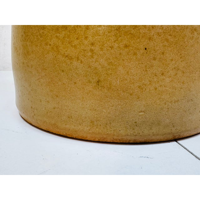 Sculptural Ochre Brown Ceramic Floor Vase from Carstens Tönnieshof, Germany, 1970s For Sale - Image 10 of 17