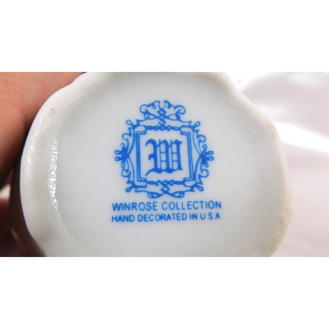 1950s Winrose Collection Floral Coffee Pot and Creamer For Sale - Image 17 of 17