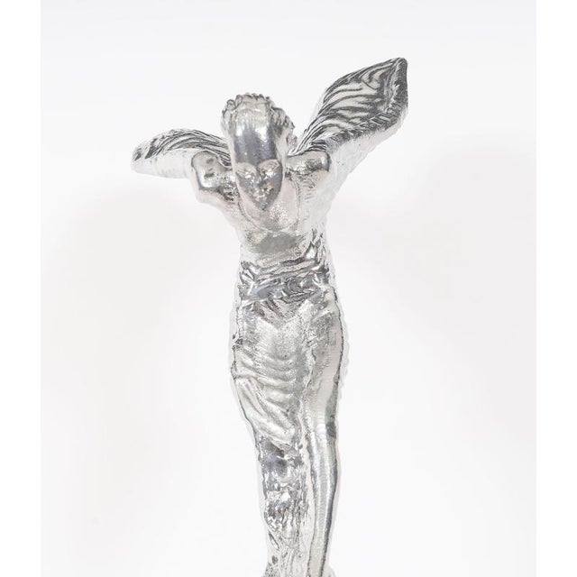 Mid-Century Rolls Royce Spirit of Ecstasy Sculpture For Sale - Image 6 of 18