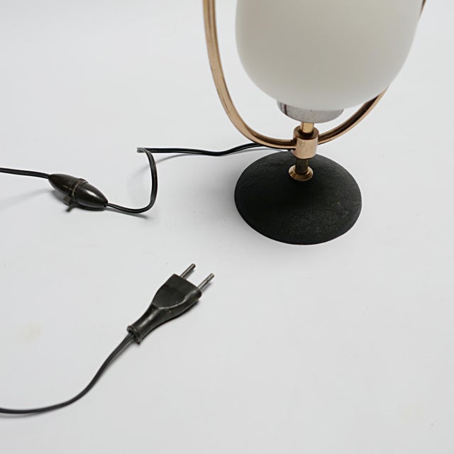 Metal Table Lamp by Arlus House, 1950s For Sale - Image 7 of 9