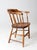 Wood Antique Windsor Captain’s Chair Wood Spindle Armchair For Sale - Image 7 of 14