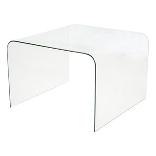 20th Century Italian Glass Waterfall Coffee Table in the Style of Angelo Cortesi For Sale