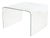 20th Century Italian Glass Waterfall Coffee Table in the Style of Angelo Cortesi For Sale