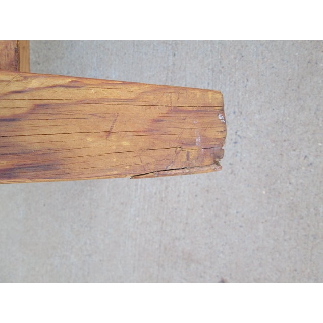 Early 20th Century New Mexico Handmade Wpa Spanish Colonial Revival Pine Chair For Sale - Image 15 of 17