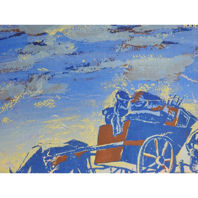 Mid-Century Modern Vintage Mid 20th Century Hananiah Harari Serigraph For Sale - Image 3 of 6