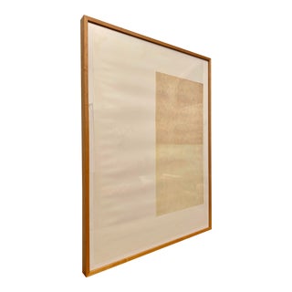 Minimalist Original Pencil Drawing Signed & Framed For Sale