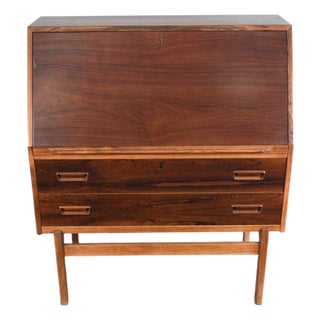 Mid 20th Century Model 68 Rosewood Secretary Desk by Arne Wahl Iversen For Sale