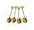Gold Vintage Set of 12 Gucci Gold-Plated Coffee or Demitasse /Coffee Spoons Horsebit Style Handles, For Sale - Image 8 of 10