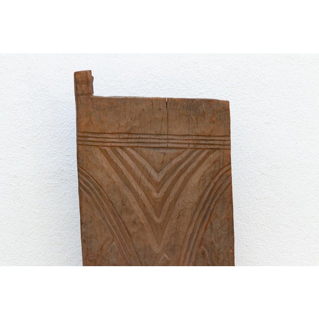 African Rare Antique African Door W/Devotional Silhouette For Sale - Image 3 of 8