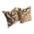 Pair of Gold Accent Pillows For Sale