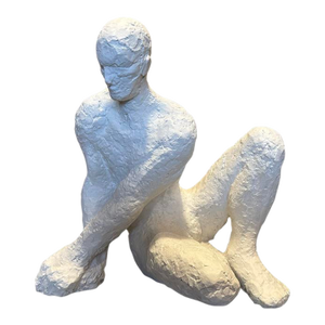 1970s Figural Male Ceramic Sculpture