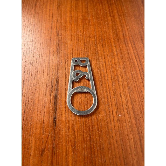 Metal Vintage Danish Metal Bottle Opener from Bang & Olufsen, 1970s For Sale - Image 7 of 12