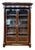 Empire Two-Door Display Bookcase in Mahogany Veneer with Gilt Bronze Mounts For Sale